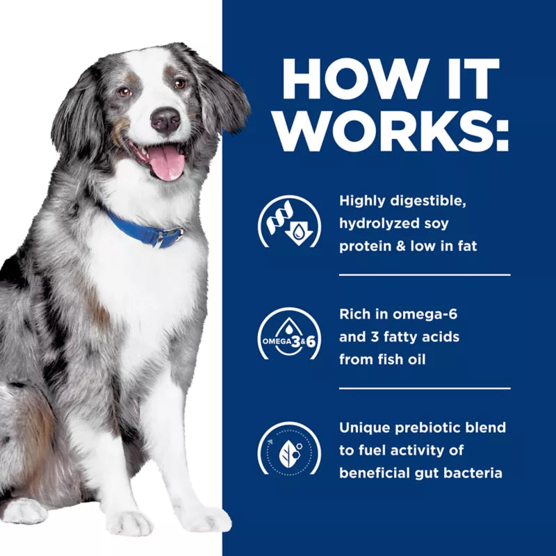 Hill's® Prescription Diet® z/d® Low Fat Hydrolyzed Soy Recipe for Canine Food Sensitivities Dry Dog Food