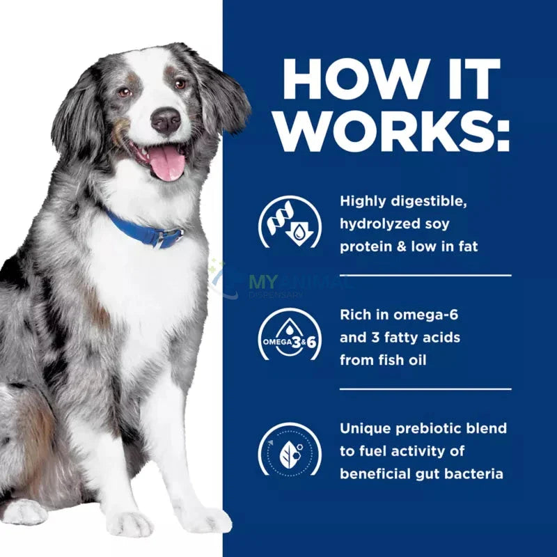 Hill's® Prescription Diet® z/d® Low Fat Hydrolyzed Soy Recipe for Canine Food Sensitivities Dry Dog Food