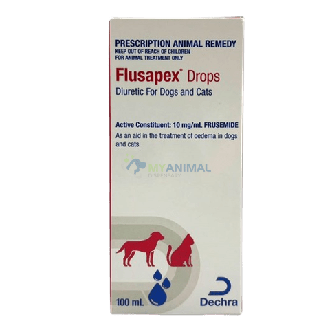 Dechra Flusapex Diuretic Drops for Dogs Cats (25mL / 100mL)