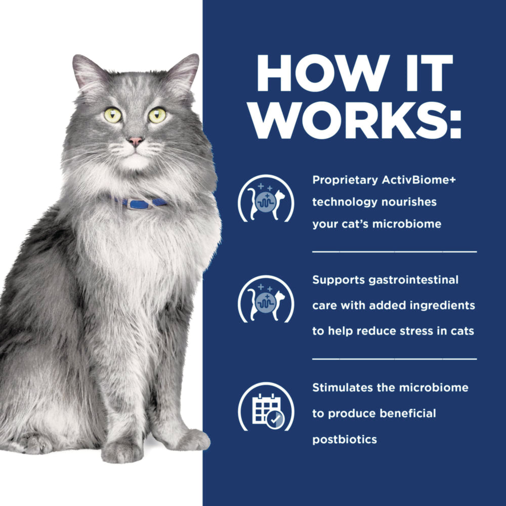 Hill's® Prescription Diet® Digestive Fiber Care Stress Gastrointestinal Biome Feline