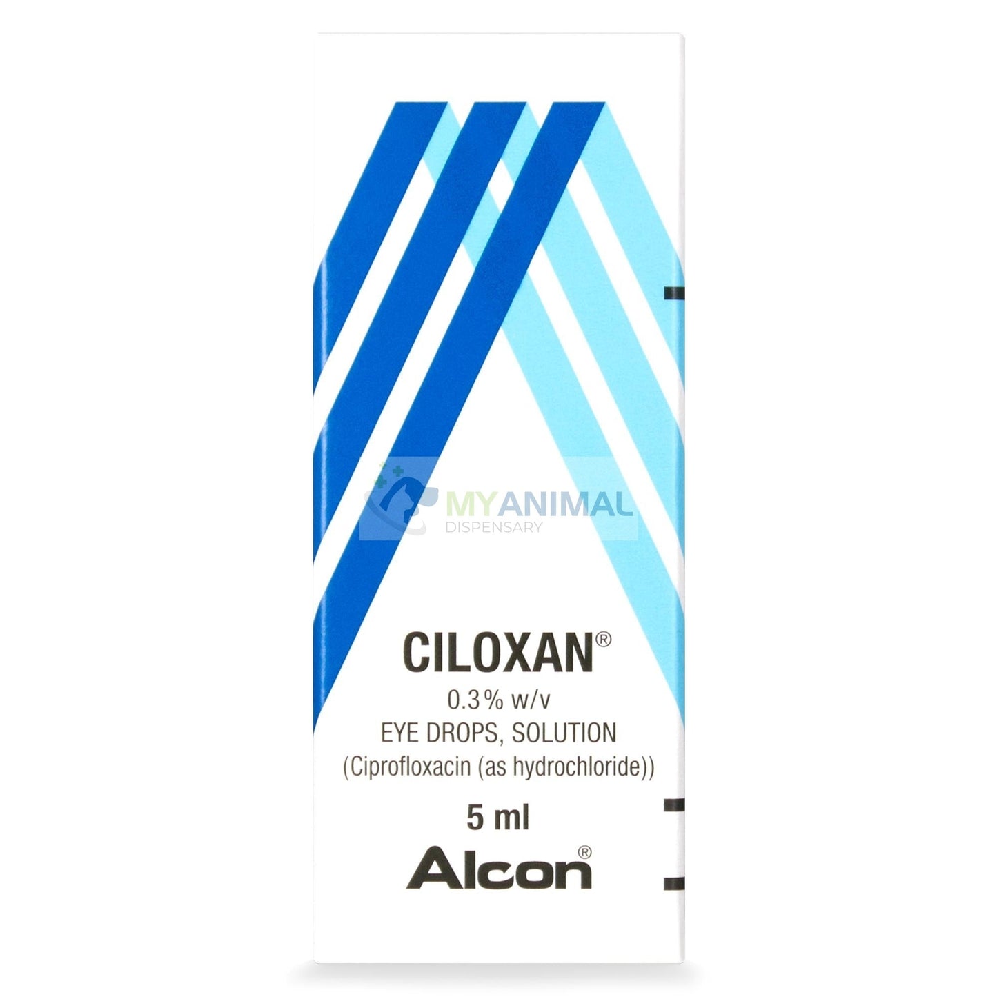 Ciloxan 0.3% Ciprofloxacin Eye/Ear Drops 5mL