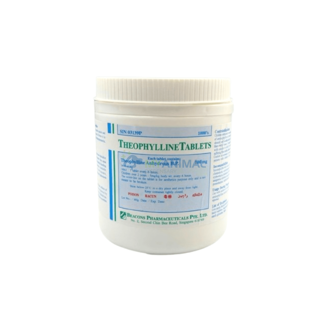 Theophylline 100mg Oral Tablet
