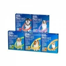 PROMO Nexgard Spectra Fleas Ticks Mites Heartworm Prevention for Medium Dog (7.5-15Kg)