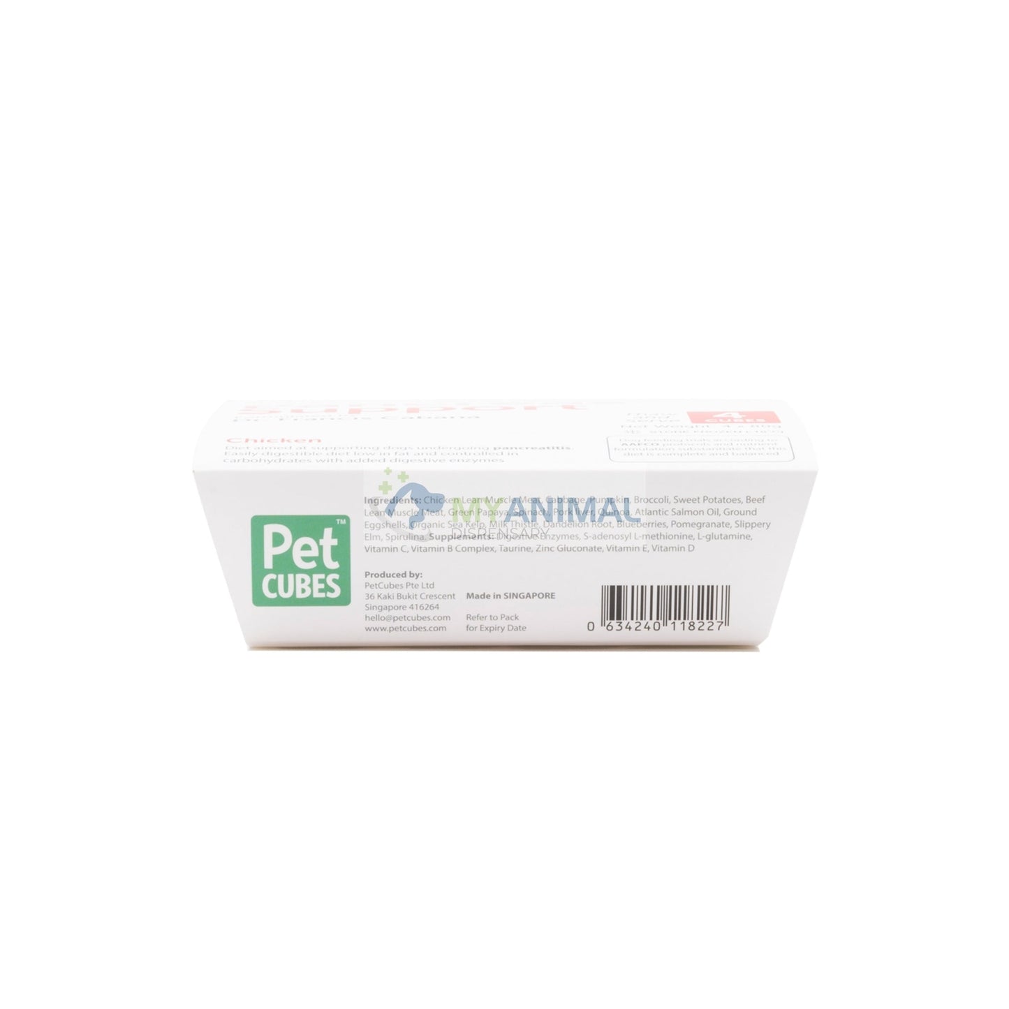PETCUBES Veterinary Support Range - Pancreas Support Diet 320g