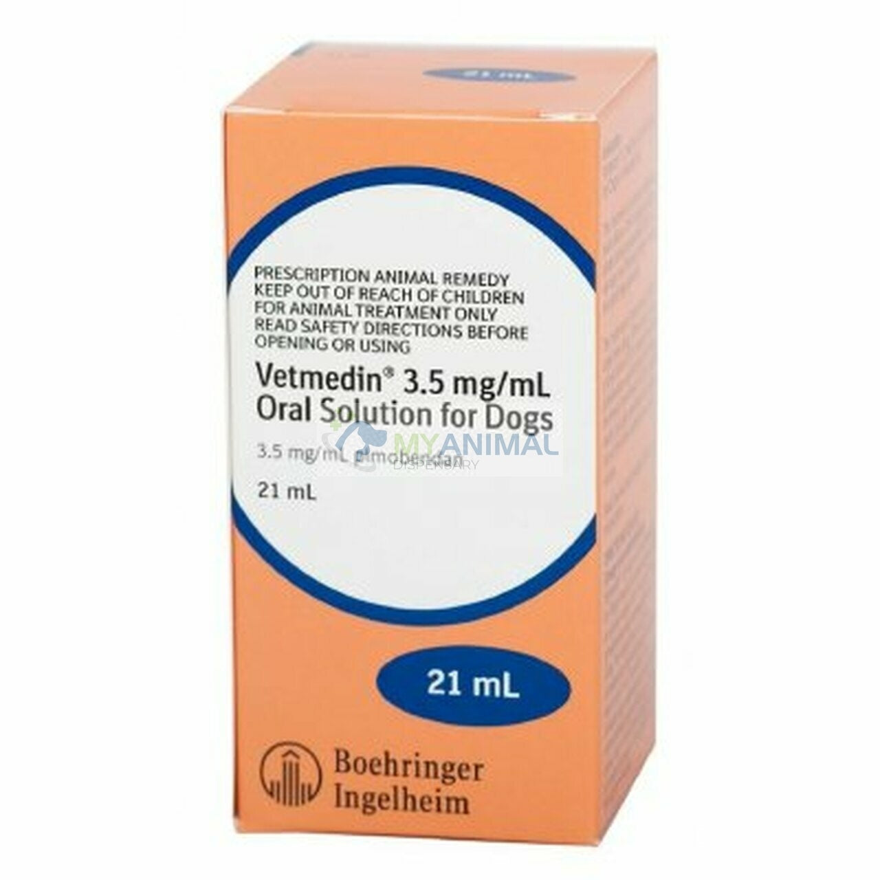 Vetmedin Pimobendan Cardiovasular Syrup for Dogs 3.5mg (21mL or 42mL)