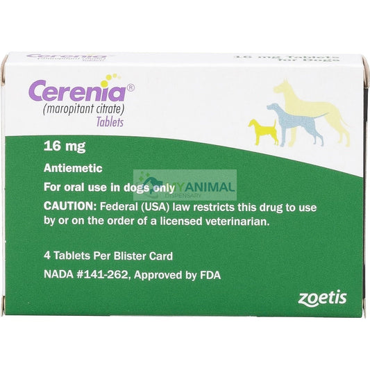 Zoetis Cerenia Anti Vomiting Tablet (16mg)