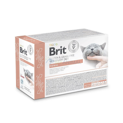 Brit Veterinary Diet Renal Grain-Free Salmon Feline Pouches