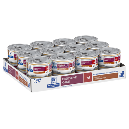 Hill's® Prescription Diet® i/d® Digestive Care Feline Chicken & Vegetable Stew Canned