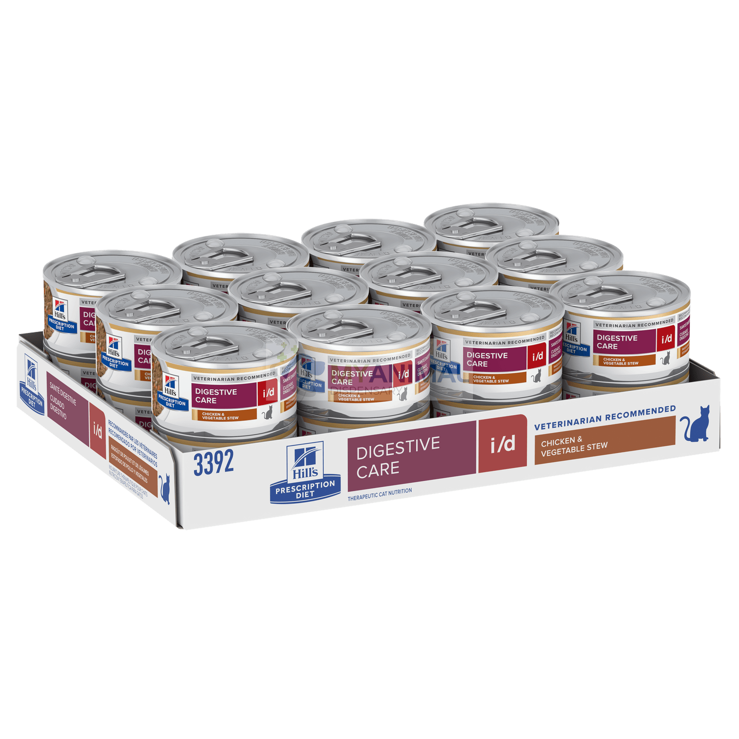 Hill's® Prescription Diet® i/d® Digestive Care Feline Chicken & Vegetable Stew Canned