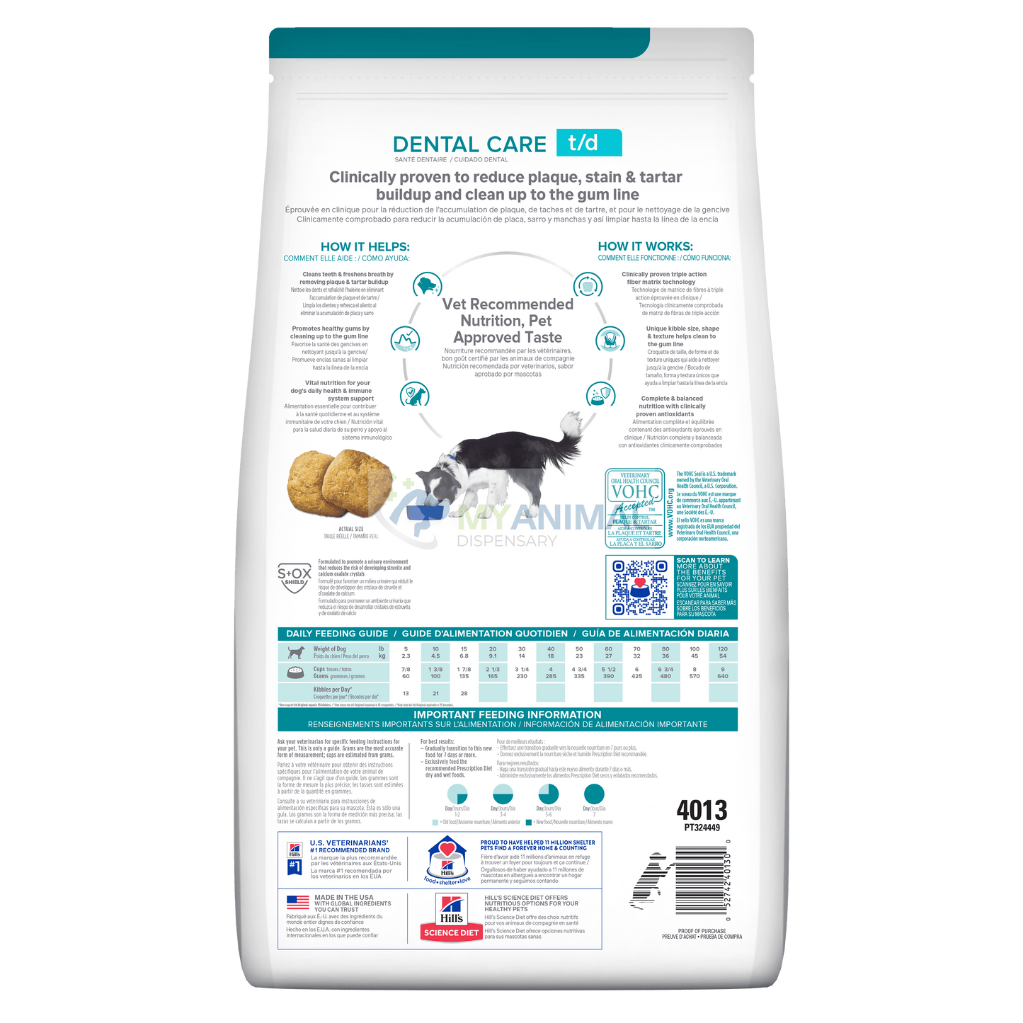 Hill's® Prescription Diet® t/d® Canine Dental Care