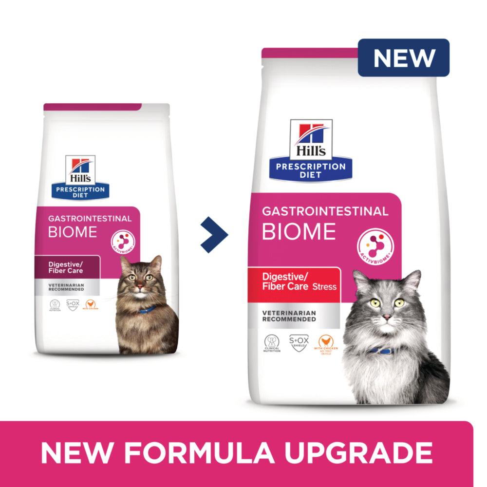 Hill's® Prescription Diet® Digestive Fiber Care Stress Gastrointestinal Biome Feline