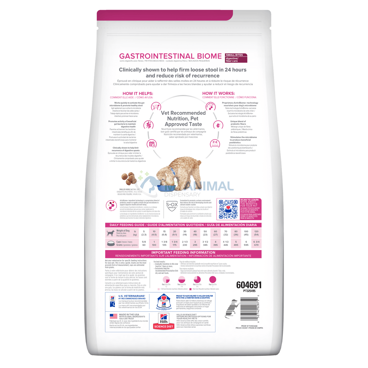 Hill's® Prescription Diet® Gastrointestinal Biome Canine (Small Bites)