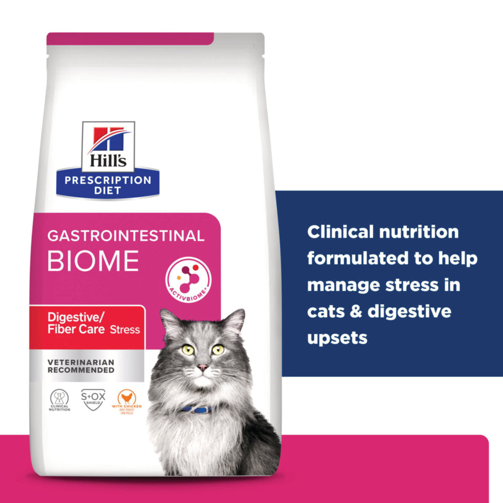 Hill's® Prescription Diet® Digestive Fiber Care Stress Gastrointestinal Biome Feline
