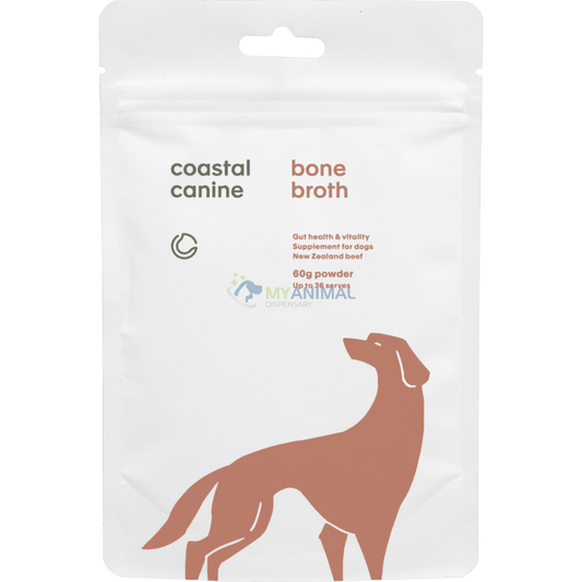 Coastal Canine Beef Bone Broth Powder Supplement for Dogs and Cats Trial Pack