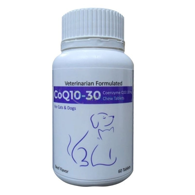 Pharmanex Medivet CoQ10 Heart & Gum Beef Flavor Chew Supplement Dogs Cats
