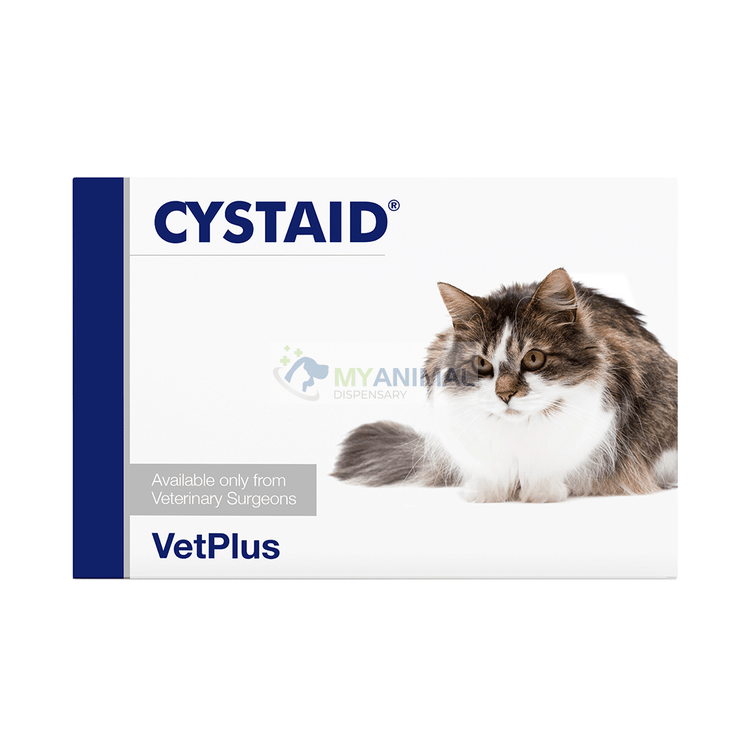 VetPlus CYSTAID ® Urinary Health Supplement 30 Capsules for Cats - New Improved Formula