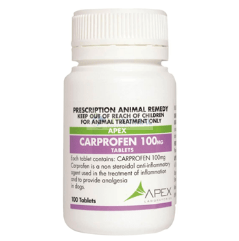 Dechra Carprofen NSAID Pain Relief Tablet for Dogs (100mg)