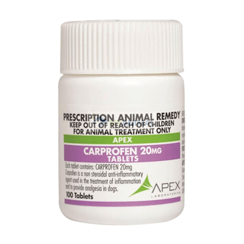 Dechra Carprofen NSAID Pain Relief Tablet for Dogs (20mg)