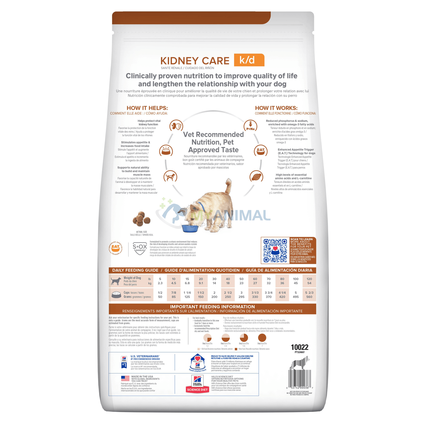 Hill's® Prescription Diet® k/d® Canine Kidney Care