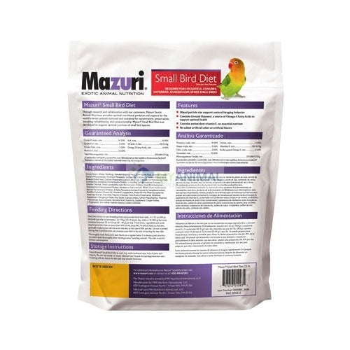 Mazuri® Small Bird Diet 2.5lb