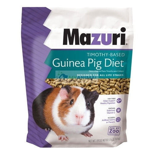 Mazuri® Timothy-Based Guinea Pig Complete Diet 5lb