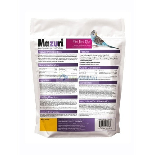 Mazuri® Mini Bird Diet 2lb