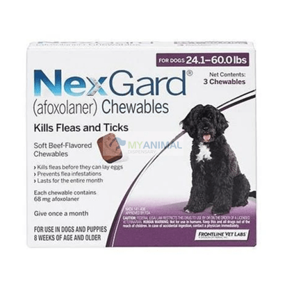 Nexgard Chewable Flavor Fleas Ticks Prevention for Large Dog (10-25Kg)