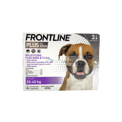 Frontline Plus Fleas Ticks Prevention for Large Dog (20.1 to 40Kg)