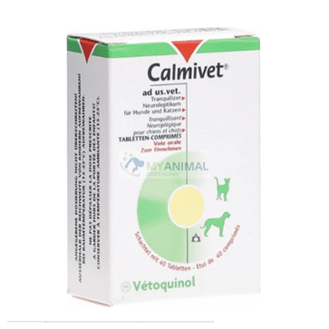 Vetoquinol Calmivet Tablets for Dogs Cats Pets