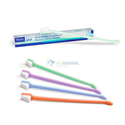 Virbac C.E.T Dual Ended Toothbrush for Dogs Cats