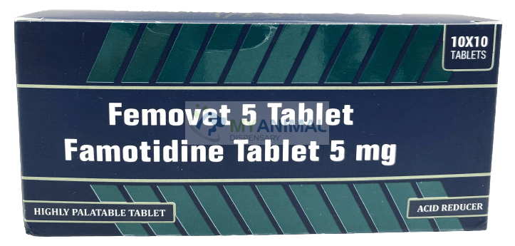 Femovet 5 Famotidine 5mg tabs