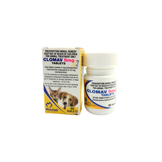 Mavlab™ Clomav Clomipramine Hydrochloride Tablets (5mg)