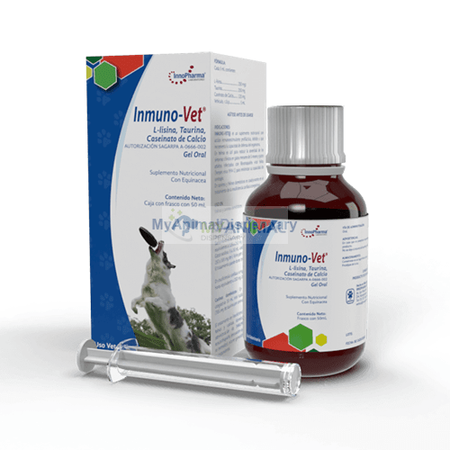 Inmuno-Vet Nutritional Supplement Oral Gel for Dogs and Cats 50ml