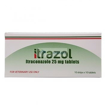 Itrazol Itraconazole Anti-Fungal Tablet for Dogs Cats (25mg)