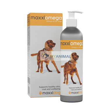 MaxxiPaws MaxxiOmega Oil Skin & Coat Supplement for Dogs (297mL)