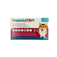 Simparica Trio Flea Tick Heartworm Prevention for Dogs (10.1 to 20Kg)