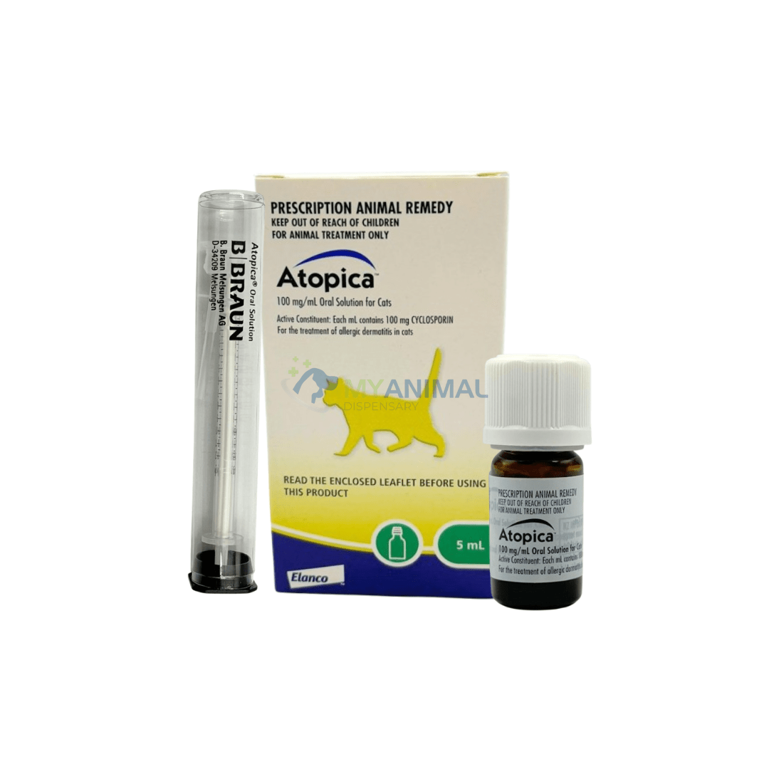 Elanco Atopica® 100mg/ml Oral Solution for Cats (5ml / 17ml)