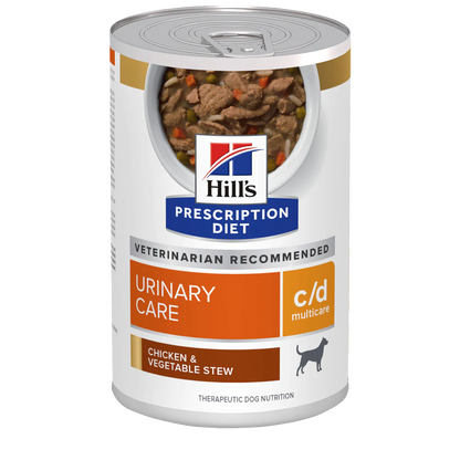 Hill's® Prescription Diet® c/d® Urinary Care Multicare Canine Chicken & Vegetable Stew Canned