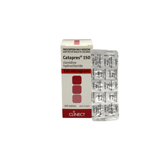 Catapres Clonidine 0.15mg (150microgram) Tablets