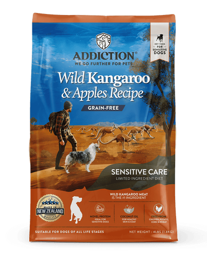 Addiction Wild Kangaroo & Apples Grain-Free Dog Dry Food